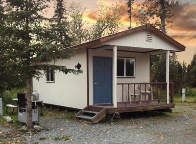 A Gotta Fish Charters cabin available for lodging in Ninilchik