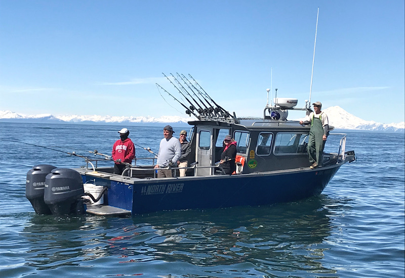 A gotta Fish Charters halibut boat in Cook Inlet Alaska