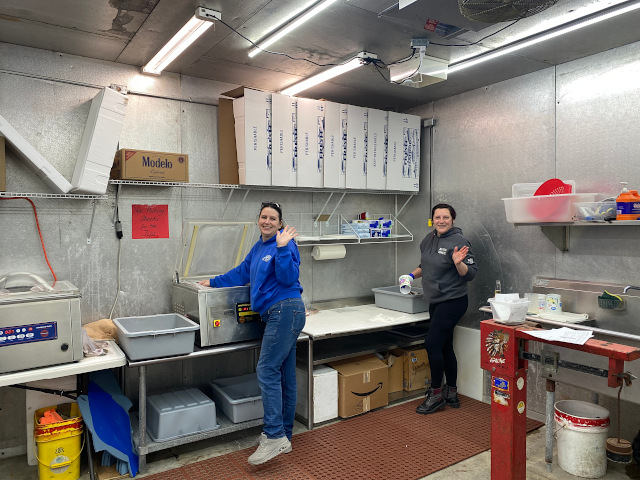 Fish processing room in Ninilchik Charters at Gotta Fish Charters